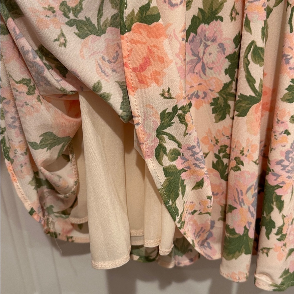 NWT Zara Mini Floral Spaghetti Strap Dress Blogger Favorite Sz XS - Picture 9 of 13